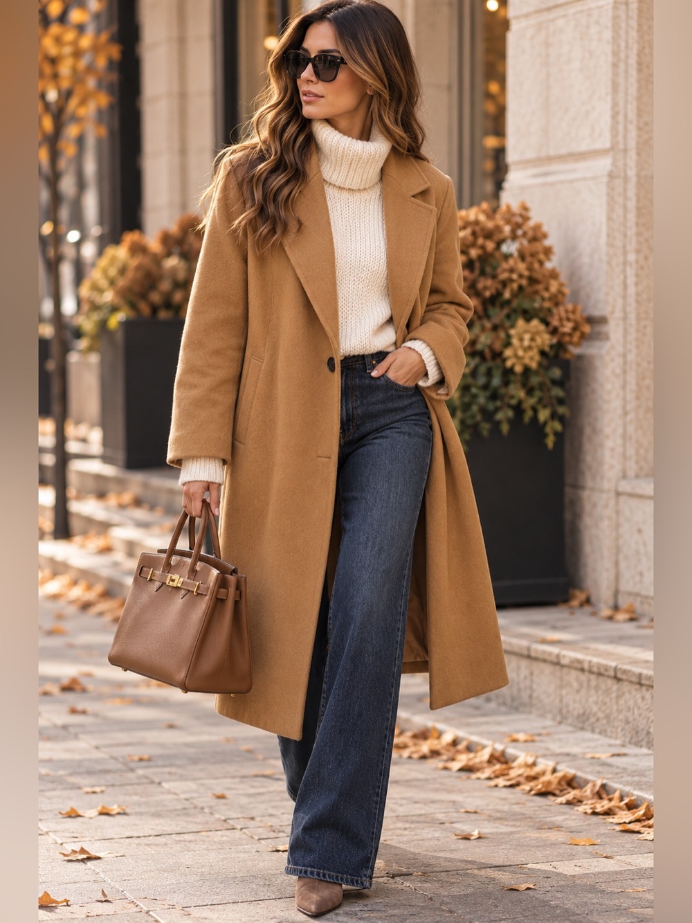 Chic Camel Longline Coat – Effortless Fall Style 🍂